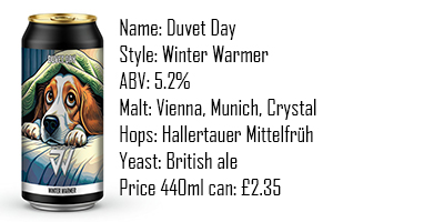 Duvet Day - Spiced Red Ale- 5.2% - Cans #2016 GF - Image 2